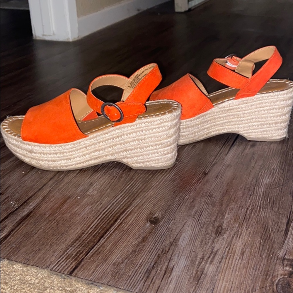 Orange Espadrilles
